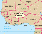 Localização de Burkina Faso (Imagem: Reprodução Internet)